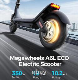 Megawheels Electric Scooter Adult Teens 10'' Tires 350W Motor 19Miles Long Range