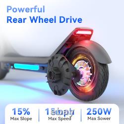 Megawheels Electric Scooter Adults Teens Long Range Kick E Scooter Safe Commuter