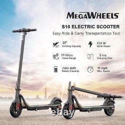 Megawheels Electric Scooter Folding Adult Long Range 25Km/h 250W Motor EScooter