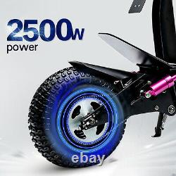 MotoTec Electric Fat Tire Foldable Scooter 2500W Motor Adults Off Road Scooters