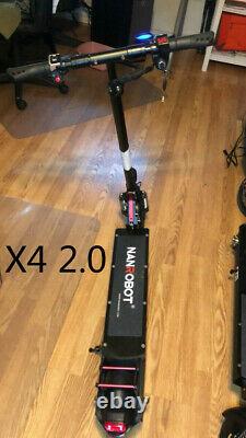 NANROBOT Electric Scooter X4 2.0 500W 48V Max 23MPH 23Mlies 80% New Local Pickup