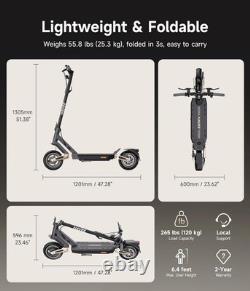 NAVEE ST3 Pro 25MPH Electric Scooter for Adults, 47 Miles Range, Commuter