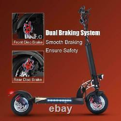 NEW Pro 500W Electric Scooter 20 Miles 20Ah Folding Adults Scooter Refurbished@
