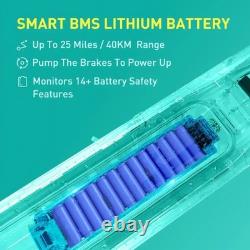 NIU KQi2 Pro Foldable E-Scooter with25 mi Max Range and 17.4 mph Max Speed Gray