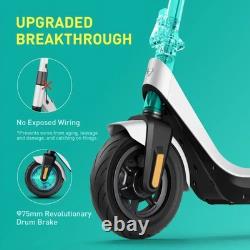 NIU KQi2 Pro Foldable E-Scooter with25 mi Max Range and 17.4 mph Max Speed Gray