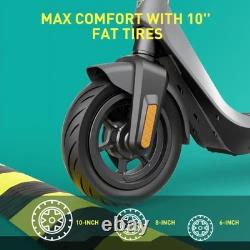 NIU KQi2 Pro Foldable E-Scooter with25 mi Max Range and 17.4 mph Max Speed Gray