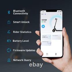NIU KQi3 Electric Scooter for Adults 300W with 25 Miles Range (Black)