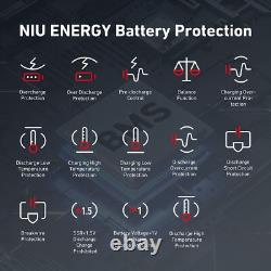 NIU KQi3 Max Electric Scooter, Portable, Folding, 450W Power, 40 Miles Long