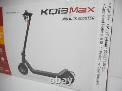 NIU Kick Electric Scooter Adult KQi3 MAX, Foldable 40 Mile Range 23.6 mph, Black