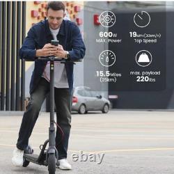 Navee V25Pro Electric Scooter 600W Adult Foldable E-Scooter 10 Tires Waterproof