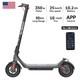 New 10.2ah Adult Electric Scooter 350w 30km Long Range E-scooter +app Contiol Us