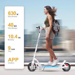 New Adult Electric Scooter 630w Motor 40km Long Range E-scooter +app Contiol