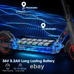 OBX Electric Scooter for Adults 350W Motor 18 MPH Foldable Commuter Scooter 8.5