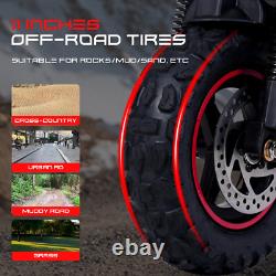 OffRoad Electric Scooter For Adult Foldable 48V1200W Dual Disc Brake Up to 34MPH