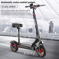 Off-Road Electric Scooter 600W 10Ah 28MPH Speed Adults Seat E-Scooter 25miles