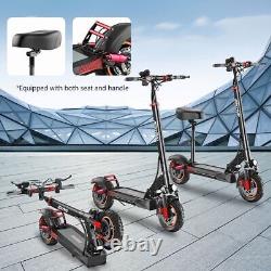 Off-Road Electric Scooter 600W 10Ah 28MPH Speed Adults Seat E-Scooter 25miles