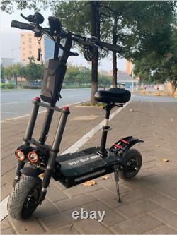 Off-road 85km/h Electric Scooter Adult with Seat 5600W 11In Dual Motor Foldable