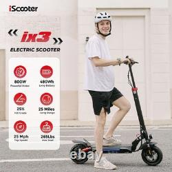 Off-road Electric Scooter Adults 800W Folding E-Scooter with APP 25MPH 48V 10AH