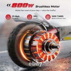 Off-road Electric Scooter Adults 800W Folding E-Scooter with APP 25MPH 48V 10AH