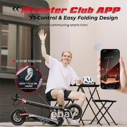 Off-road Electric Scooter Adults 800W Folding E-Scooter with APP 25MPH 48V 10AH