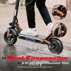 Off-road Electric Scooter Adults 800W Folding E-Scooter with APP 25MPH 48V 10AH
