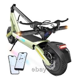 Off-road Electric Scooter Adults 800W Folding E-Scooter with APP 28MPH 48V 15Ah