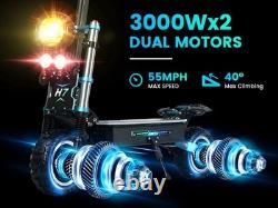 Offroad Electric Scooter Hyper Scooter Dual Motor 6000W 11 Fast Escooter 55Mph