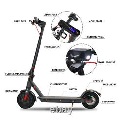 PRO Adult Foldable Electric Scooter 19mph Max Speed 600W 30KM Brand New Black