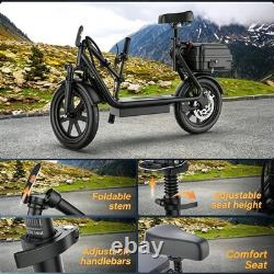 Peak 750W Electric Scooter, 14'' Foldable E-Scooter Suspension Rang 28/62Miles