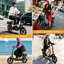 Peak 750W Electric Scooter, 14'' Foldable E-Scooter Suspension Rang 28/62Miles