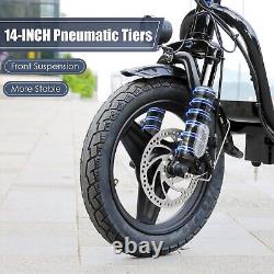 Peak 819W Electric Scooter with Seat Adults Commuting 14'' Tires Electric Bike