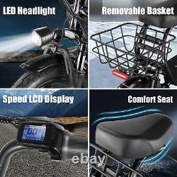 Peak 819W Electric Scooter with Seat Adults Commuting 14'' Tires Electric Bike