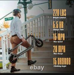 Phantomgogo A8 Electric Smart Scooter 350w 9 inch 10.4Ah App Waterproof