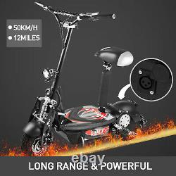 Pick up Electric Scooter for Adults with 1000W Motor, Folding Portable Off-Road