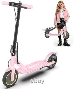 Pink Electric Scooter for Adults 19MPH Foldable 16 Mile Range Commuter