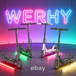 Pink Electric Scooter for Adults 19MPH Foldable 16 Mile Range Commuter