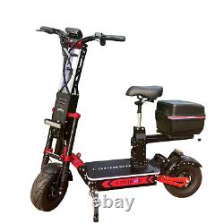 Powerful Electric Scooter 13inch Dual Motor 8000W 72V 40Ah USA Stock with Trunk