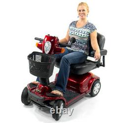 Pride Mobility MAXIMA Bariatric 500 lbs Heavy Duty Electric Scooter SC940 RED