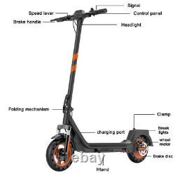 QMWHEEL H10 Adults Electric Scooter 500W Motor 19 Mph E-scooter Double Braking