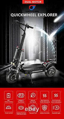 QUICK WHEEL EXPLORER Off Road Electric scooter. 38.4 AH Battery 11inch Wheels
