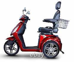 RED Fast 3 Wheel Mobility Scooter, EW-36, Alarm, Batteries, Delivery, Basket