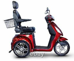 RED Fast 3 Wheel Mobility Scooter, EW-36, Alarm, Batteries, Delivery, Basket