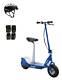 Razor E300S Adult High-Torque Electric Power Scooter withSeat, Helmet & Pads, Blue