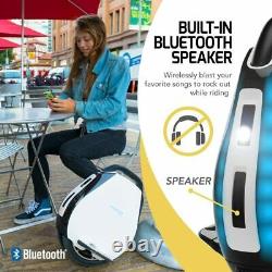 Refurbished Swagtron Electric Unicycle Dual Tires App & Bluetooth Speaker