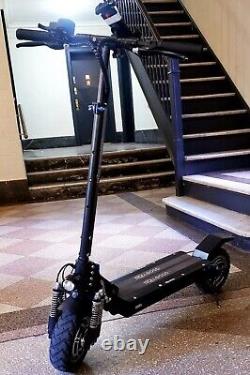 Rollgood Electric Scooter 1200w 60v 38miles Rare Tube Tire Burst & No Rare Fend