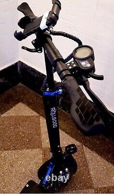 Rollgood Electric Scooter 1200w 60v 38miles Rare Tube Tire Burst & No Rare Fend