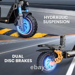 Ruitoo 1000W Adult Electric Scooter with Seat Foldable E-Scooter 28 MPH 34 Miles