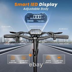 Ruitoo 1000W Adult Electric Scooter with Seat Foldable E-Scooter 28 MPH 34 Miles