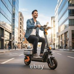 Ruitoo 1000W Adult Electric Scooter with Seat Foldable E-Scooter 28 MPH 34 Miles