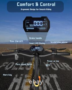 Ruitoo 1000W Electric Scooter for Adult Folding Off Road E-Scooter 28MPH 15.6AH